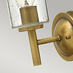 Бра с плафоном в форме цилиндра из прозрачного стекла с пузырьками Hinkley варинант исполнения - 3 | Loft Concept в Уфе